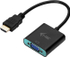 Fotoja e Përshtatës i-Tec HDMI në VGA, 15cm, i zi, Picture 1
