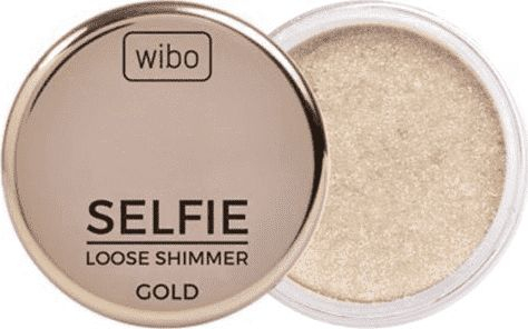 Fotoja e Theksues për fytyrë Wibo Selfie Loose Shimmer Gold, 2 g
