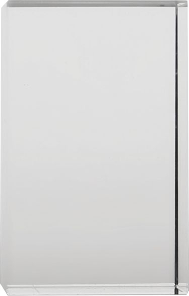 Fotoja e Trofe xhami Triumph Cuboid (KR5080), i bardhë