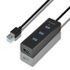 Fotoja e Shpërndarës për USB Axagon, i zi, Picture 1