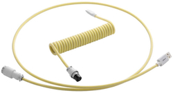 Fotoja e Kabllo spirale CableMod Pro, USB-C/USB-A, 1,5m, e verdhë e çelët