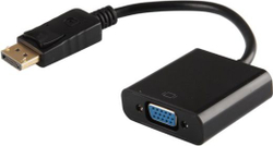 Fotoja e Kabllo Elmak Savio DisplayPort - DSub AV, e zezë