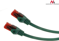 Fotoja e Kabllo Maclean Patchcord MCTV-300G, Cat6, 0.5m, e gjelbër