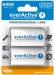 Fotoja e Bateri EverActive Professional Line D / R20, 10000 mAh, 1.5 V, 2 copë
