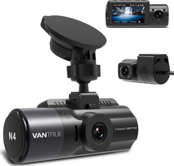 Fotoja e Videokamerë Vantrue N4, 2.45”, kënd shikimi 155°, e zezë