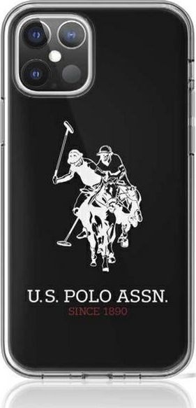 Fotoja e Mbrojtëse U.S. Polo ASSN për Iphone 12 Pro Max, 6.7'', e zezë