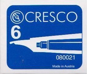 Fotoja e Kapsulë ngjyre për stilolaps Cresco Pen, 6 copë, të kaltra