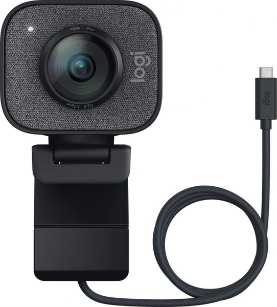 Fotoja e Kamerë LogiTech StreamCam(960-001281), 1920x1080 (FullHD), USB-C, Mikrofon, e zezë