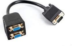 Fotoja e Ndarës Lanberg (AD-0020-BK) VGA - VGA x2, 20cm
