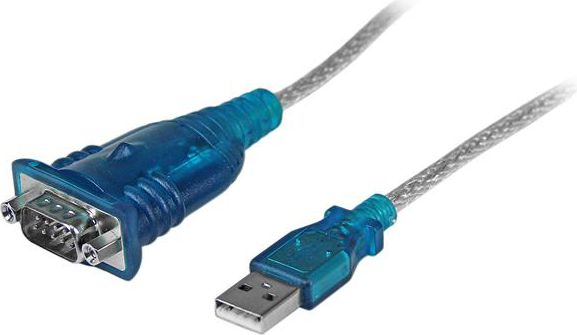 Fotoja e Kabllo StarTech, USB-A në DB-9, 0.4 m, e hirtë