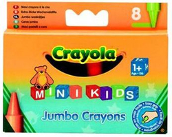 Fotoja e Ngjyra Crayola Jumbo 0080, 8 copë