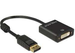 Fotoja e Përshtatës DeLock 62599, DisplayPort në DVI-I, i zi
