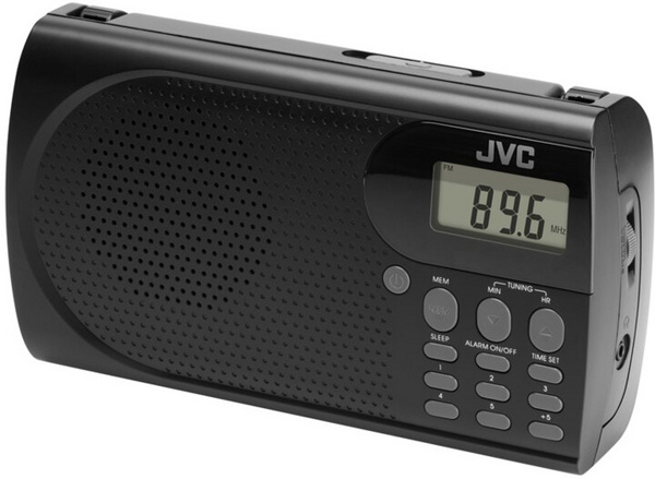Fotoja e Radio JVC RA-E431B, e zezë
