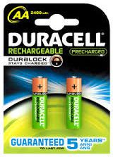 Fotoja e Bateri AA/ R6 Duracell Recharge Ultra, 1.2V, 2 copë