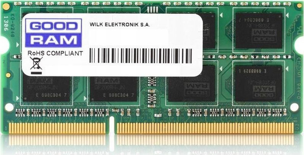 Fotoja e Memorie laptopi GoodRam SODIMM, DDR3, 8GB, 1333MHz, CL9