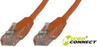 Fotoja e Kabllo MicroConnect U/UTP CAT6 LSZH, 0.3m, portokalli
