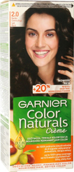 Fotoja e Ngjyrë e flokëve Garnier Color Naturals, e kaftë e errët