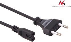 Fotoja e Kabllo energjie Maclean MCTV-810, 2-pin, 3m, e zezë