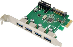 Fotoja e Kontrollues MicroConnect PCIe 2.0x1, 4x USB 3.0