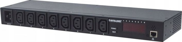 Fotoja e Shpërndarës rrjeti Intellinet 19'' 1U, 110V-250V, 16A