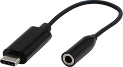 Fotoja e Përshtatës USB-C - Jack 3.5mm, i zi