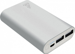 Fotoja e Powerbank Holdit Smartline, 7500mAh, i argjend