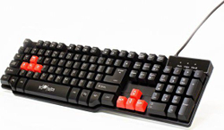 Fotoja e Tastierë Red Fighter K1, EN, e zezë