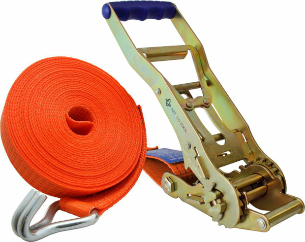 Fotoja e Shirit transporti me tensionues Forankra Ergo, 5000 kg, 50 mm, 4 m, i portokalltë
