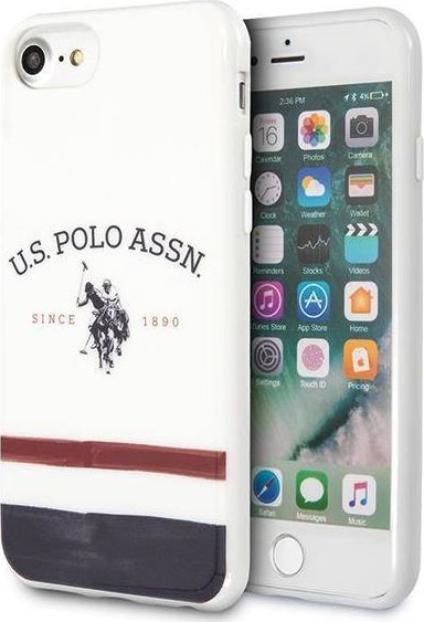 Fotoja e Mbrojtëse U.S. Polo ASSN iPhone 7/8/SE, e bardhë