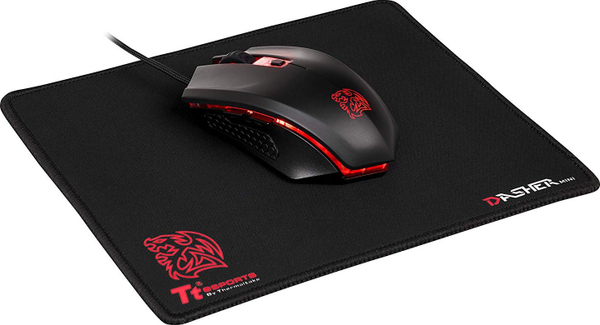 Fotoja e Set maus me RGB + mauspad Thermaltake eSports Talon Elite, i zi