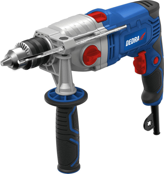 Fotoja e Makinë shpuese Dedra, 1100W, 3200 rpm, e kaltër / e zezë