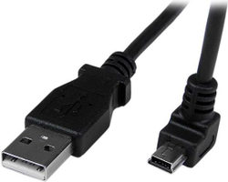 Fotoja e Kabllo USB StarTech, USB-A/miniUSB, 2 m, e zezë