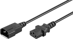 Fotoja e Kabllo energjie Goobay IEC C14 - IEC C13 3m (95287), e zezë