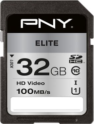 Fotoja e Kartë memorie PNY Elite SDHC, 32GB, Class 10 UHS-I/U1