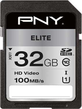 Fotoja e Kartë memorie PNY Elite SDHC, 32GB, Class 10 UHS-I/U1