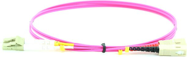 Fotoja e Kabllo optike MicroConnect, LC-SC, multimode OM4, 10 m, vjollcë