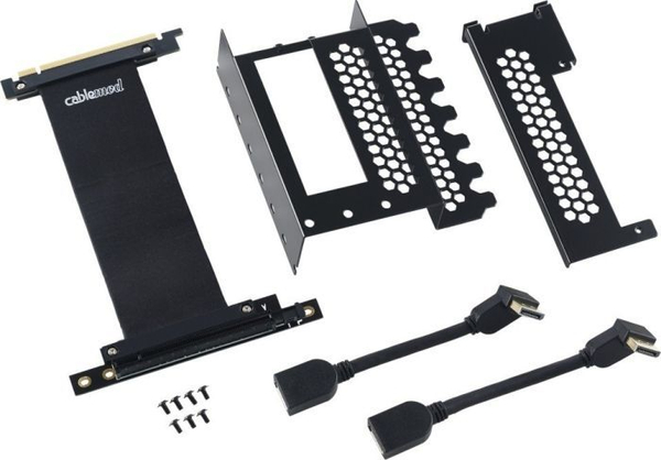 Fotoja e Kornizë për kartelë grafike CableMod Vertical PCI-e, 2x DisplayPort