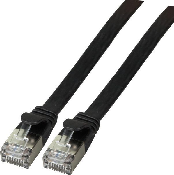 Fotoja e Kabllo rrjeti EFB, 2 x RJ45, 1.5 m, e zezë