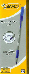 Fotoja e Stilolaps Bic ROUND STIC (918543), i kaltër