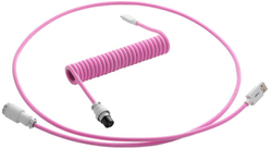 Fotoja e Kabllo spirale CableMod Pro, USB-C/USB-A, 1.5m, rozë