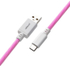 Fotoja e Kabllo spirale CableMod Classic, USB-C/USB-A, 1,5m, rozë, Picture 3