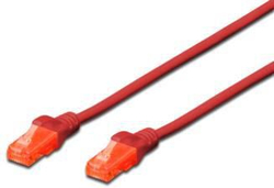Fotoja e Kabllo rrjeti Digitus (DK-1612-020/R) Patchcord UTP, CAT.6, 2m, e kuqe