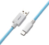 Fotoja e Kabllo spirale CableMod Classic, USB-C/USB-A, 1,5m, e kaltër e çelët, Picture 3