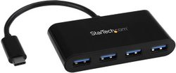 Fotoja e Shpërndarës USB StarTech, 4 x USB-A, i zi