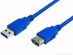 Fotoja e Kabllo MediaRange USB-A në USB-A, 1.8m, e kaltër