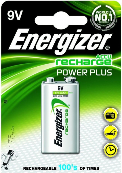 Fotoja e Bateri Energizer Power Plus, 9V, 175mAh