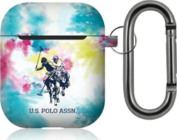 Fotoja e Kuti mbrojtëse U.S. Polo Assn USACA2PCUSML për AirPods 1/2, shumëngjyrëshe