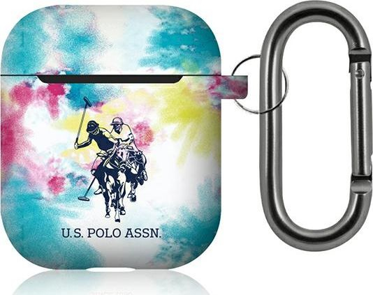 Fotoja e Kuti mbrojtëse U.S. Polo Assn USACA2PCUSML për AirPods 1/2, shumëngjyrëshe