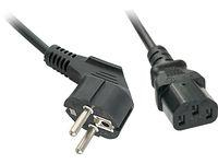 Fotoja e Kabllo energjie Lindy IEC320C13, Schuko në IEC C13, 5m, e zezë