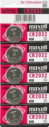 Fotoja e Bateri CR2032 Maxell, 210 mAh, 5 copë